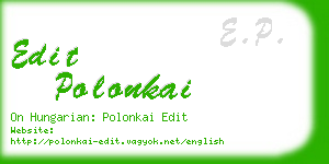 edit polonkai business card